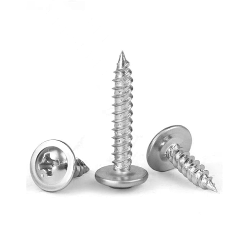 Zinc Plated Phillips Self Tapping Screws with Washer Head