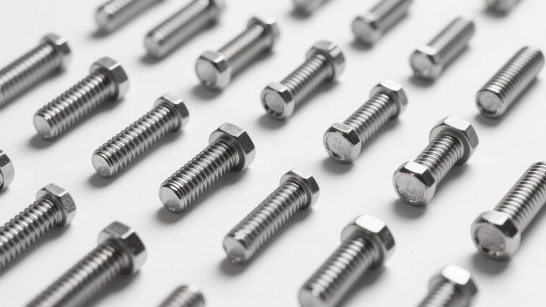 Grade 8.8 high-strength hex bolts with metric and inch size conversions for industrial applications