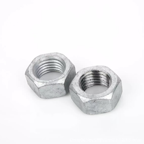 Hot-Dip Galvanized Hex Nuts M8–M22 (5/16"–1") supplied by China factory, corrosion-resistant for Africa, Middle East, Southeast Asia